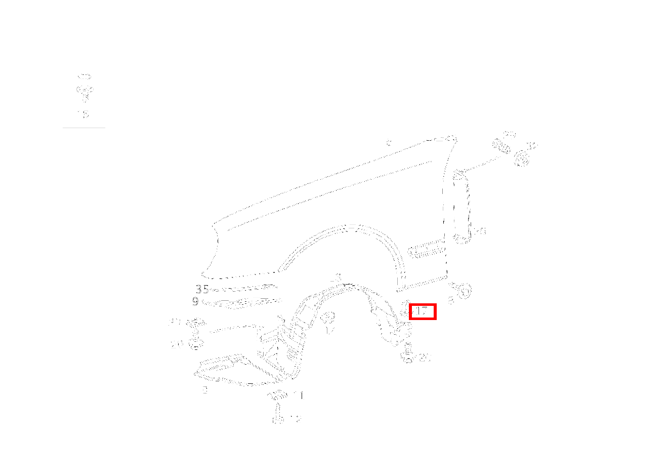 Dübel ABDECKUNG RADEINBAU CLK 55 AMG CABR. 208 Dübel ABDECKUNG RADEINBAU CLK 55 AMG CABR. 208