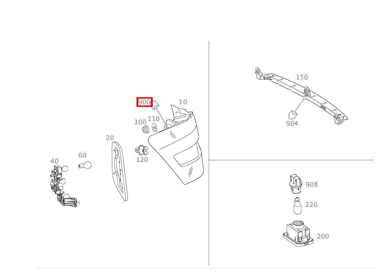 Stecker SCHLUSSLEUCHTE RECHTS E4; 7-PIN MCP2.8 GLK 350 4MATIC 204 Stecker SCHLUSSLEUCHTE RECHTS E4; 7-PIN MCP2.8 GLK 350 4MATIC 204