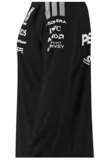 Longsleeve Herren, Fahrer, Mercedes-AMG F1 schwarz