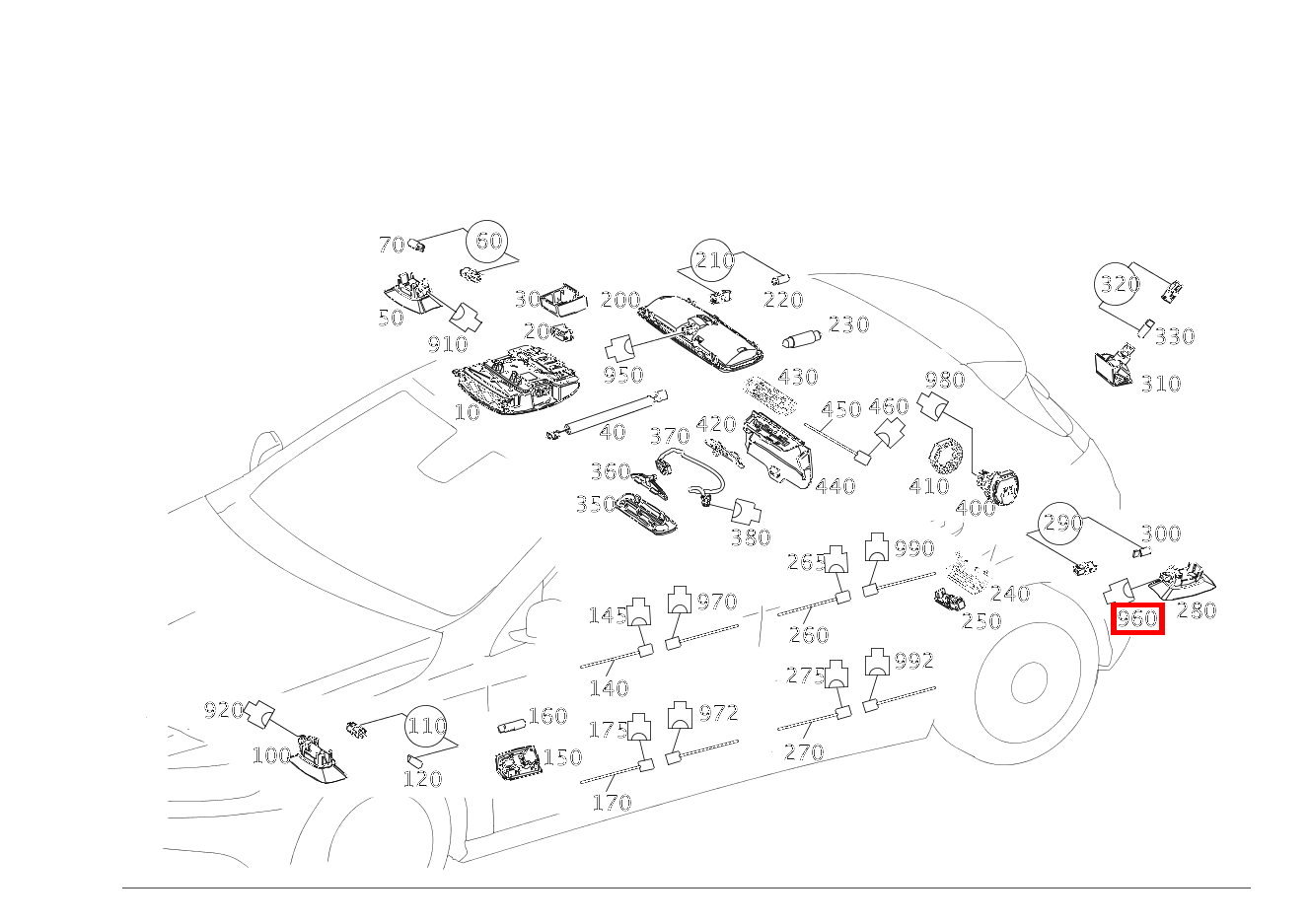 Stecker KOFFERRAUMLEUCHTE; 2-PIN MQS A 45 AMG 4MATIC 176 Stecker KOFFERRAUMLEUCHTE; 2-PIN MQS A 45 AMG 4MATIC 176