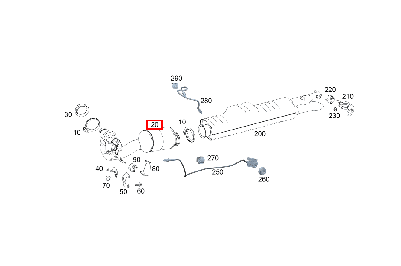 Abgasanlage Katalysator G 400 d 463 Abgasanlage Katalysator G 400 d 463
