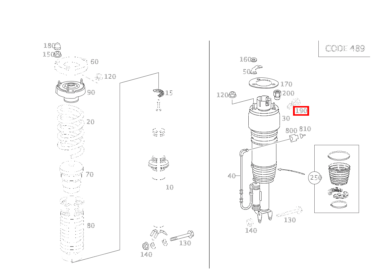 Verbindungsblech Druckluftanschluss E 220 CDI T-Modell 212 Verbindungsblech Druckluftanschluss E 220 CDI T-Modell 212