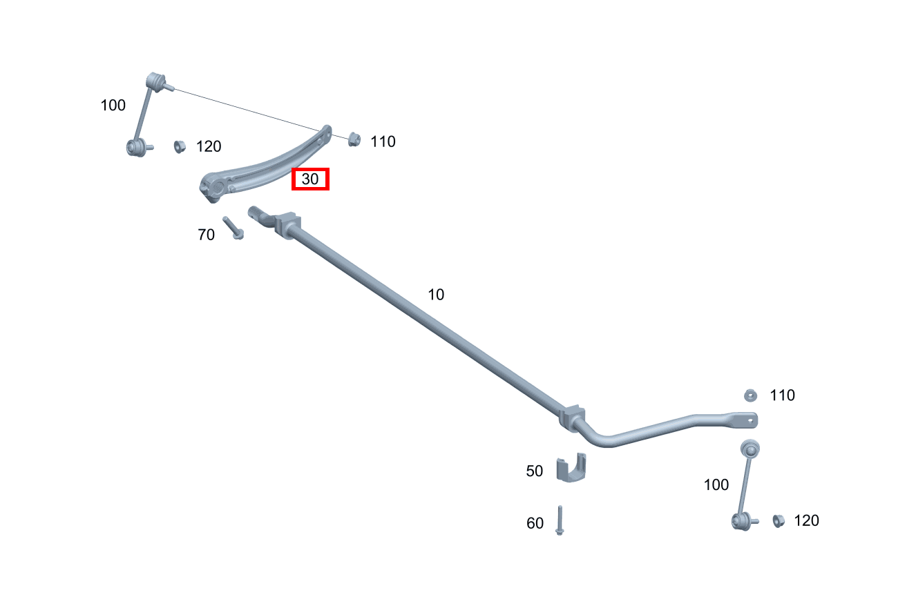 BETAETIGUNGSHEBEL Mercedes-AMG GT Black Series 190