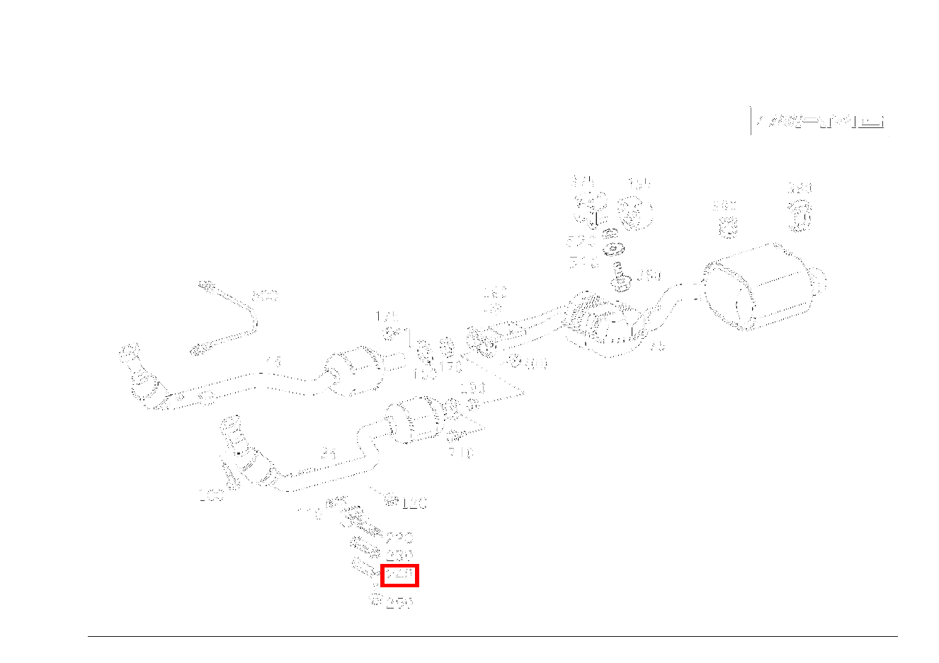 Unterlegplatte AUSPUFFROHR VORN AN GETRIEBE SLK 320 AMG KOMP 170