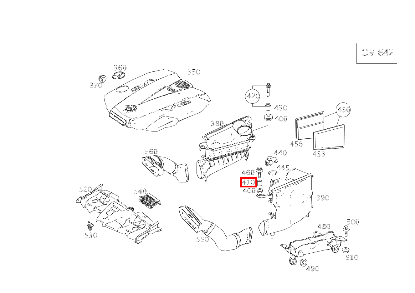 Buchse BEFESTIGUNG LUFTFILTERGEHAEUSE VORNE E350CDI BE CA 207 Buchse BEFESTIGUNG LUFTFILTERGEHAEUSE VORNE E350CDI BE CA 207