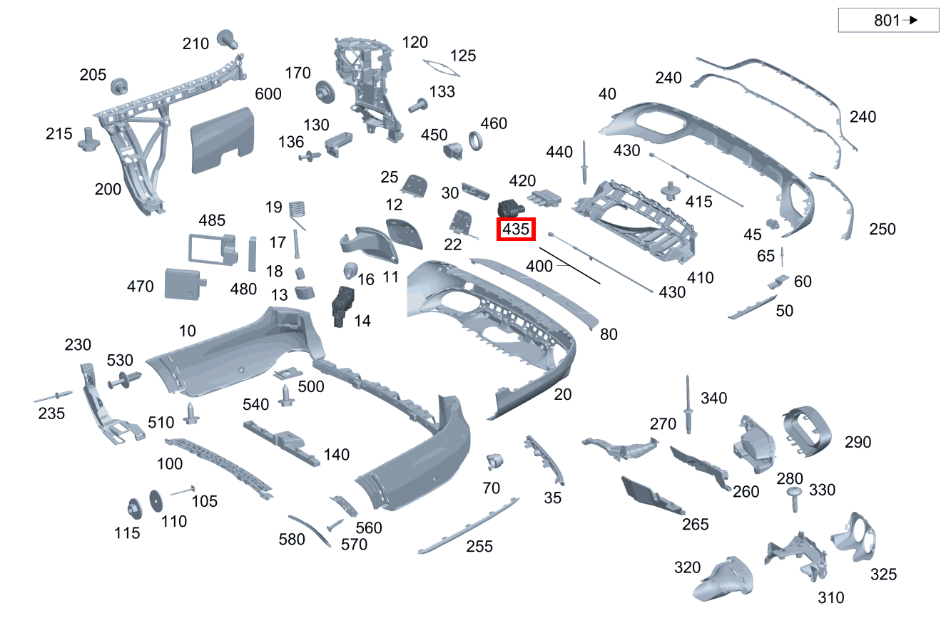 Kupplungsgehäuse Codierung A; 2-PIN MLK1.2 E 200 4MATIC T-Modell 213 Kupplungsgehäuse Codierung A; 2-PIN MLK1.2 E 200 4MATIC T-Modell 213