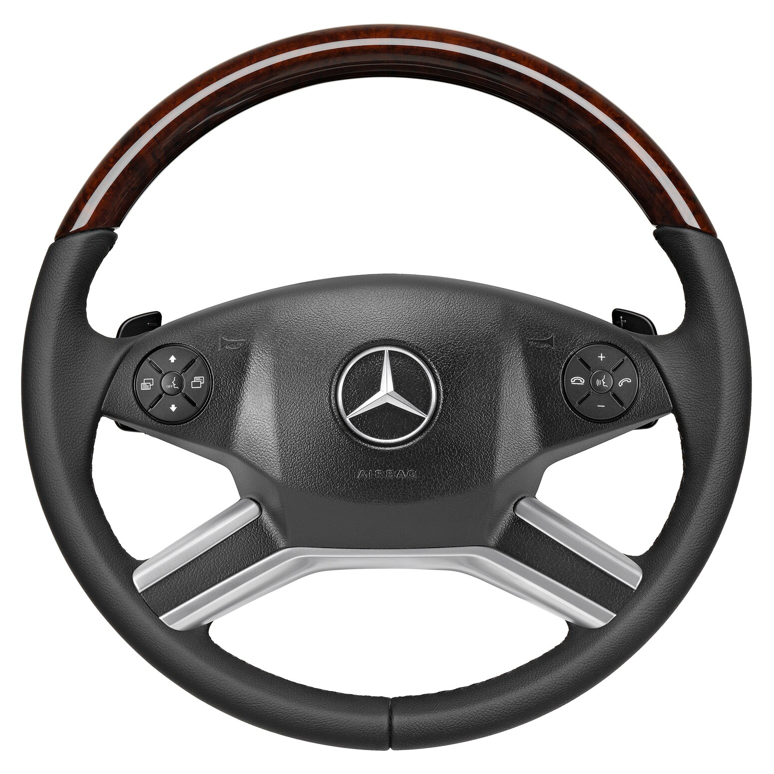 Mercedes-Benz - Holz-Leder-Lenkrad Holz-Leder-Lenkrad