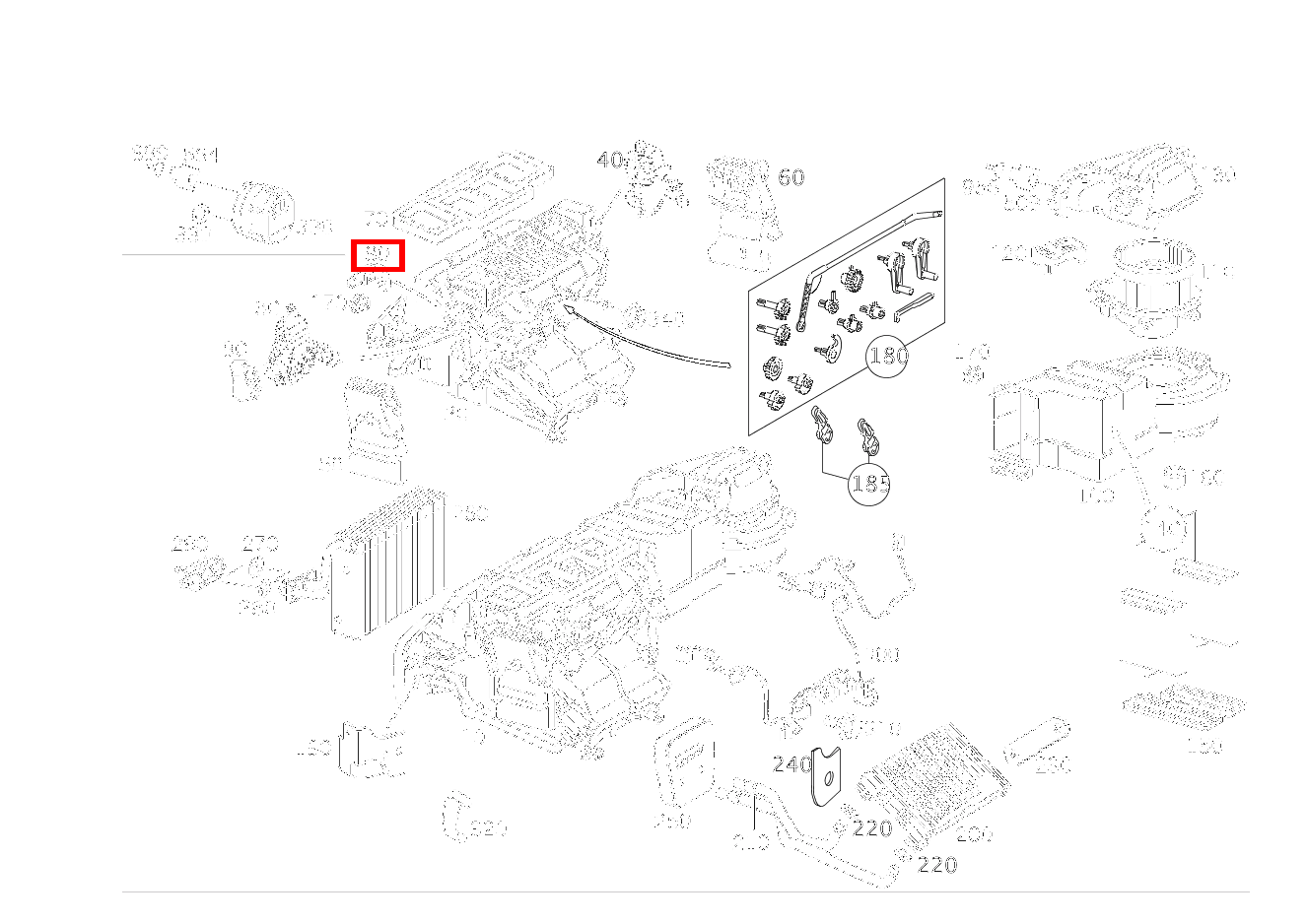 Temperatursensor VERDAMPFER CLK 63 AMG Cabriolet 209