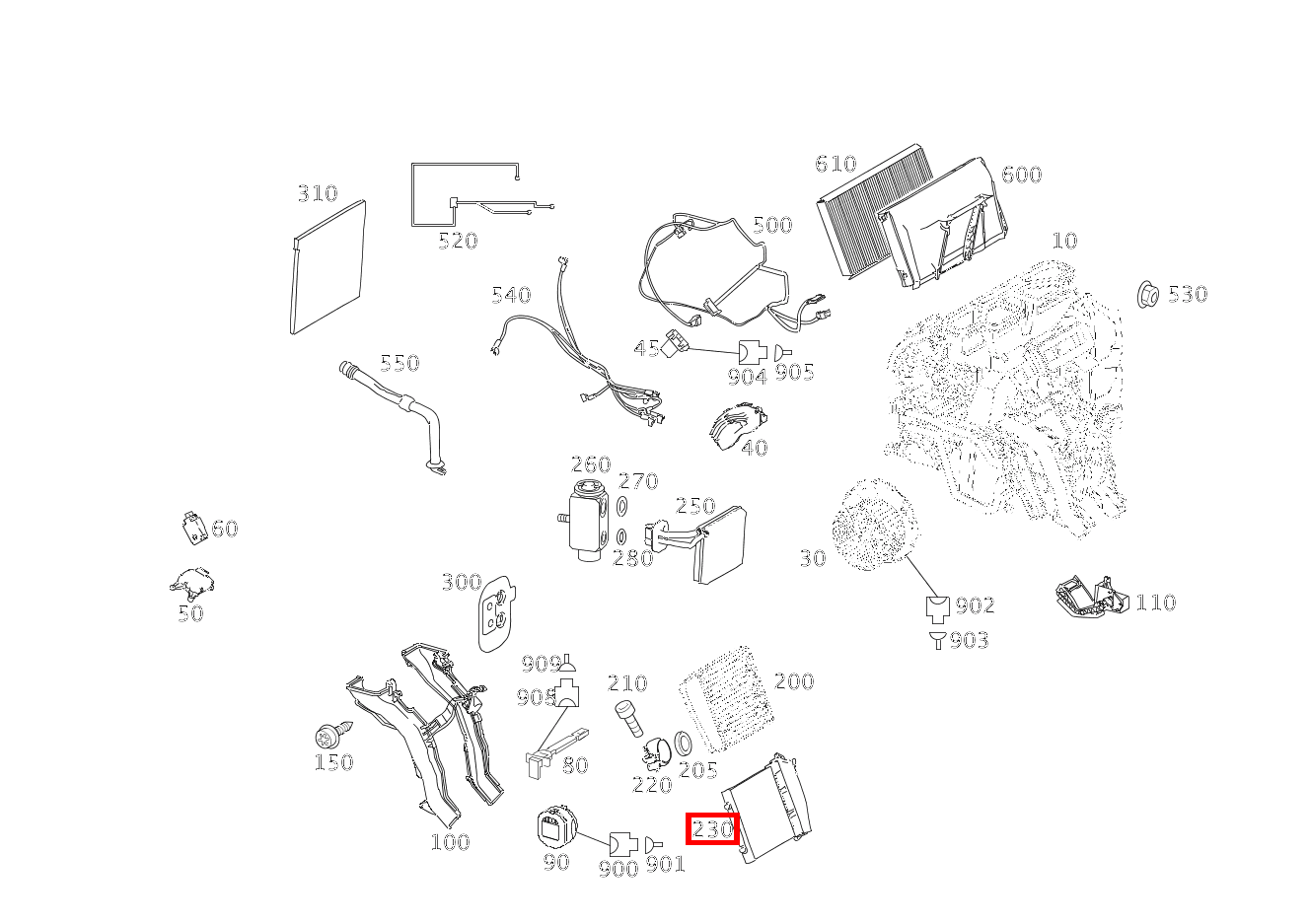 ZUHEIZER HEIZUNGSKASTEN B 200 CDI TOURER 245 ZUHEIZER HEIZUNGSKASTEN B 200 CDI TOURER 245