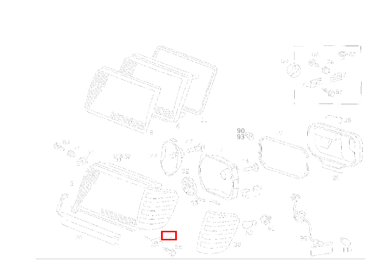 Clipsmutter LEUCHTEINHEIT AN VERSTEIFUNG SEITLICH 300TDT/E300DTDT 4M 124