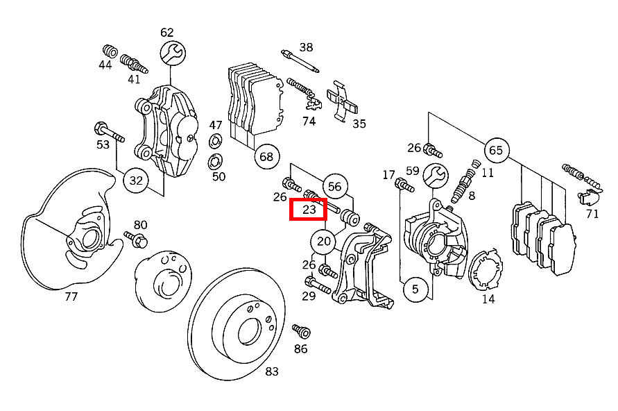 Bolzen 300TDT/E300DTDT 4M 124