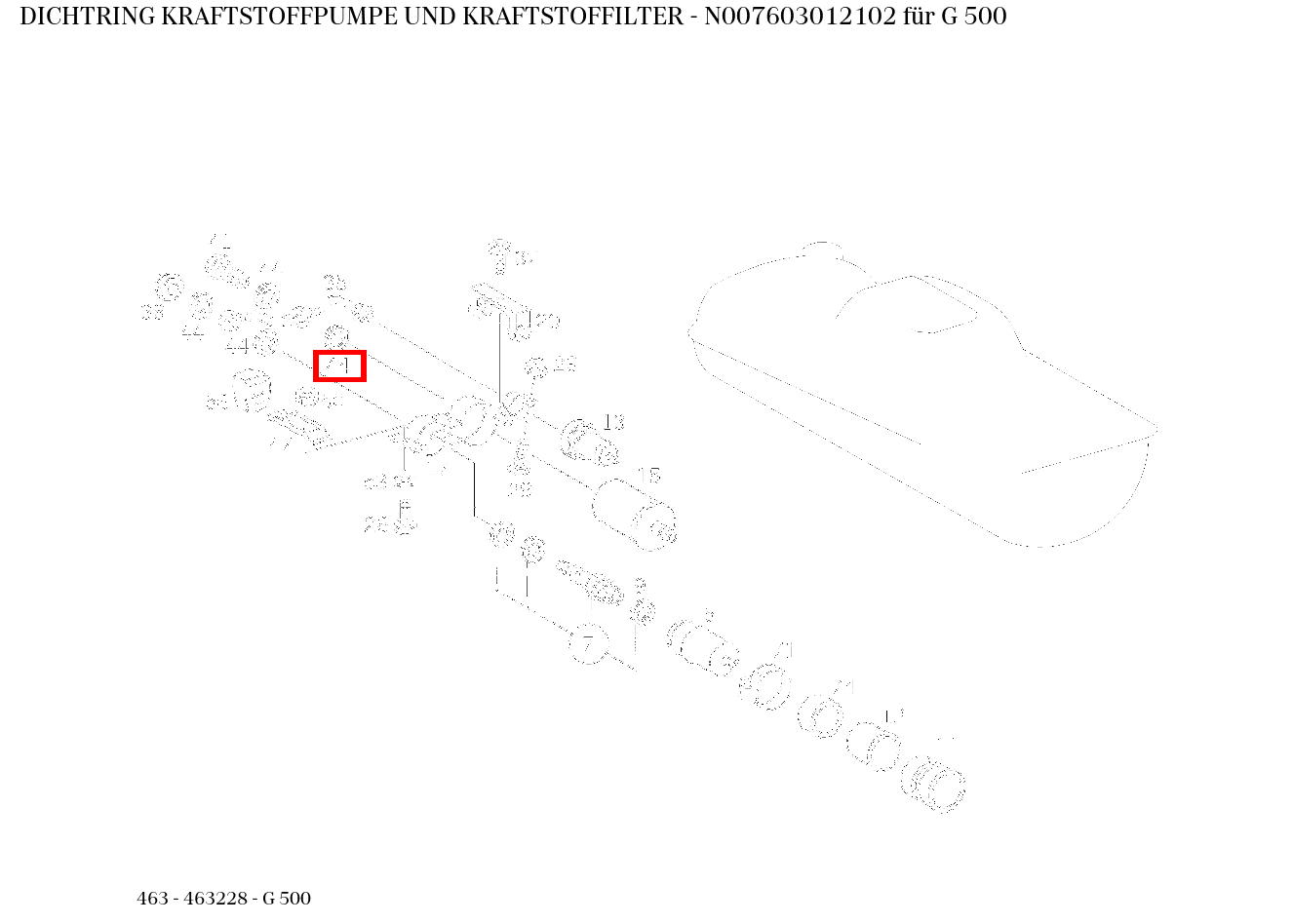 Dichtring KRAFTSTOFFPUMPE UND KRAFTSTOFFILTER , , und weitere kaufen 