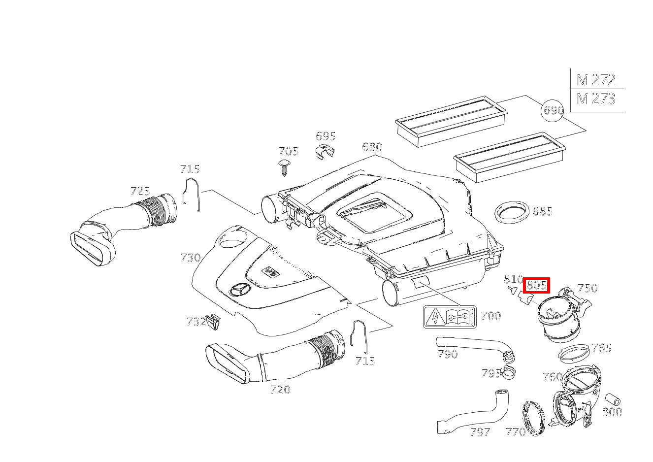 Kupplung, Mechanisch LUFTMASSENMESSER B2/5; 5-PIN MLK1.2 E 280 T 4-MATIC 211 Kupplung, Mechanisch LUFTMASSENMESSER B2/5; 5-PIN MLK1.2 E 280 T 4-MATIC 211