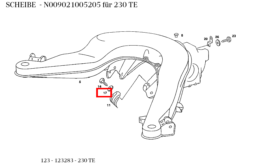Scheibe 230 TE 123 Scheibe 230 TE 123
