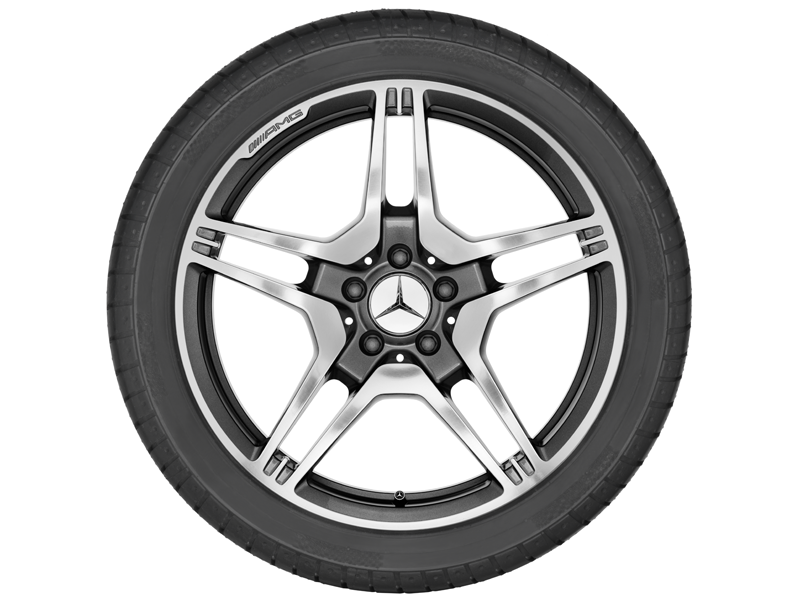 Original AMG 19 Zoll AMG Schmiederad im 5-Doppelspeichen-Design  