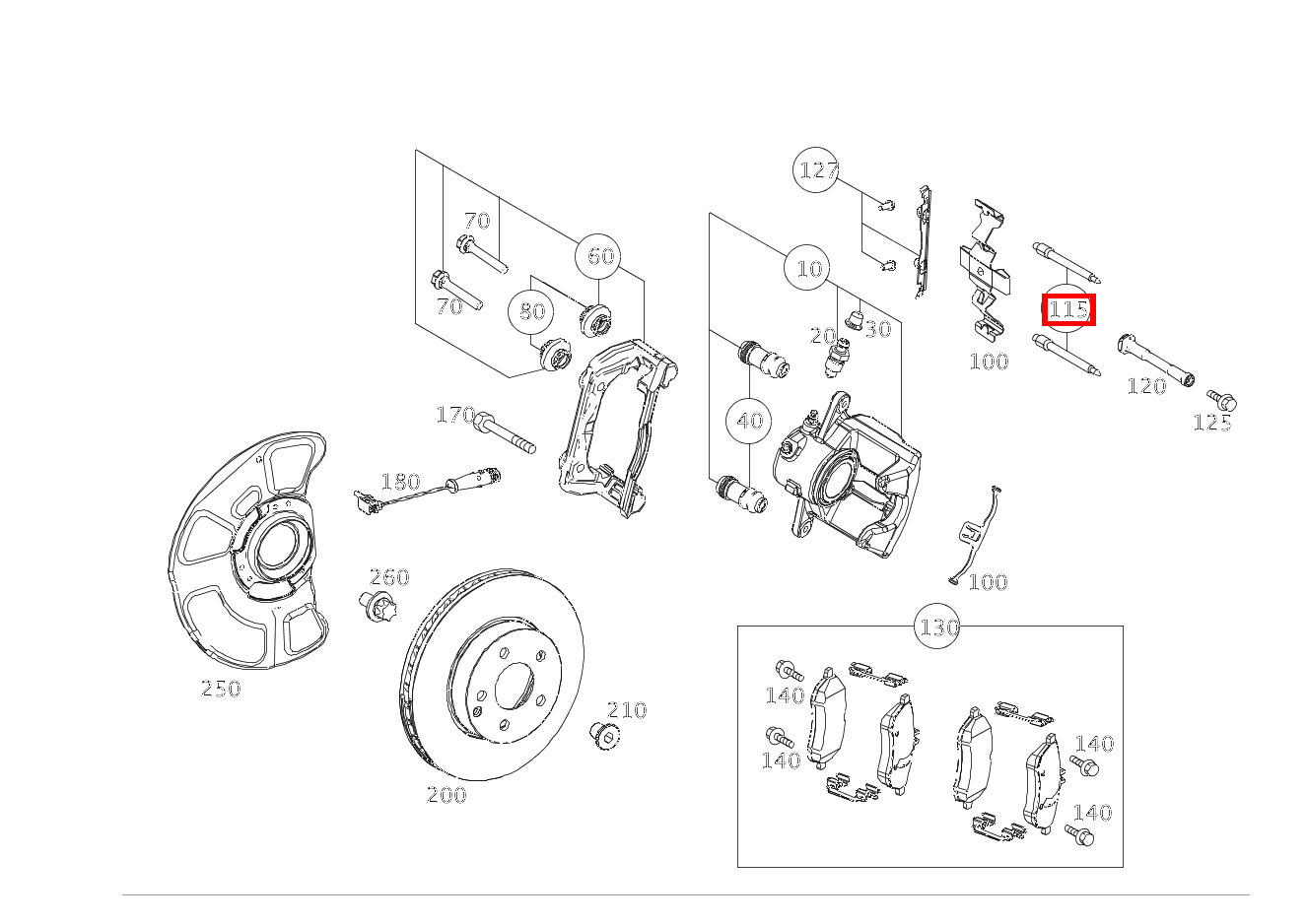 TEILESATZ FUEHRUNGSBOLZEN TEILESATZ Mercedes-AMG E 63 4MATIC T-Modell 212 TEILESATZ FUEHRUNGSBOLZEN TEILESATZ Mercedes-AMG E 63 4MATIC T-Modell 212
