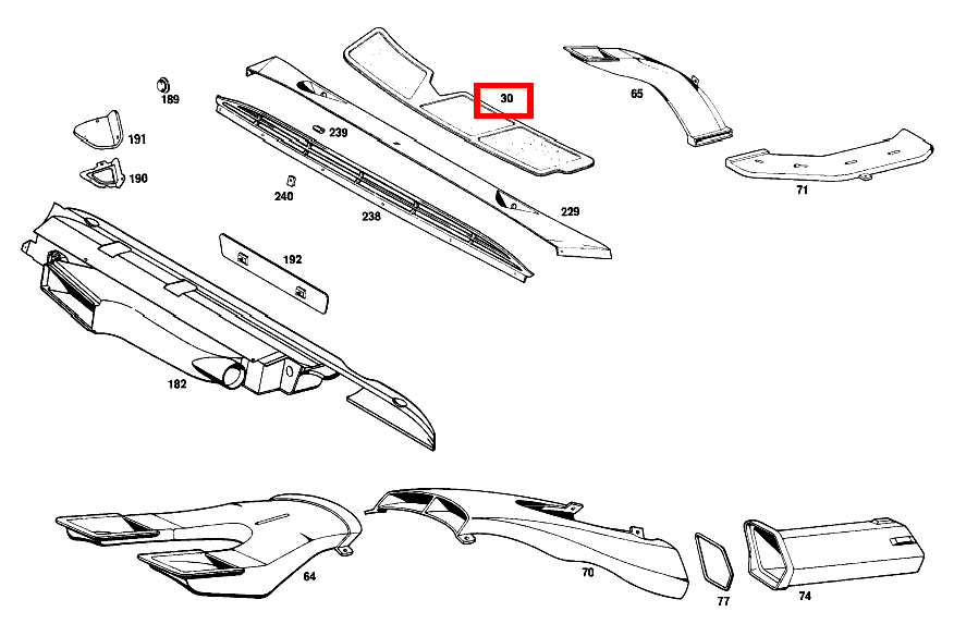 Luftfilter RECHTS 300 SEL 109 Luftfilter RECHTS 300 SEL 109