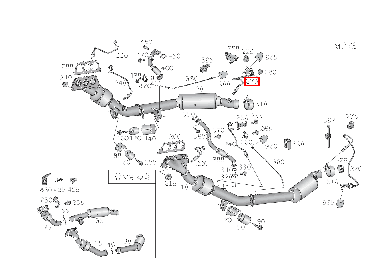 Nox-Sensor RECHTS ML/GLE 350 4MATIC 166 Nox-Sensor RECHTS ML/GLE 350 4MATIC 166
