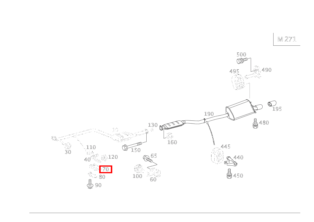 DAEMPFUNGSPLATTE Auspuffrohr vorn an Getriebe CLK DTM AMG 5,5 L 209