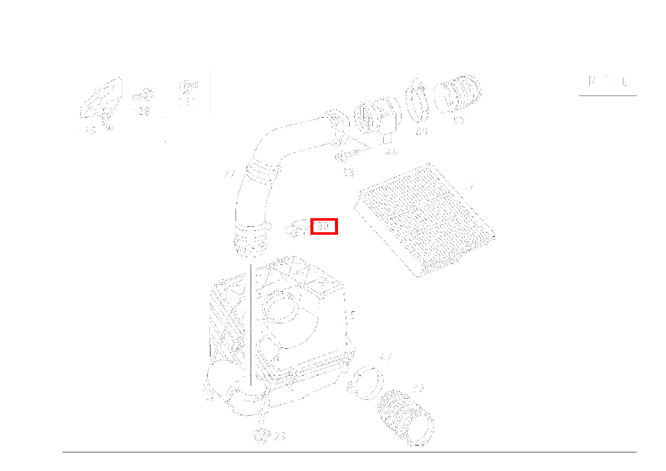 Schlauchschelle 60-80 MM CLK 230 KOMPRESSOR Cabriolet 208