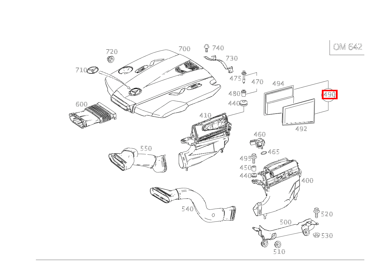 Teilesatz Filtereinsatz TEILESATZ LINKS UND RECHTS GLS 350 d 4MATIC 166 Teilesatz Filtereinsatz TEILESATZ LINKS UND RECHTS GLS 350 d 4MATIC 166