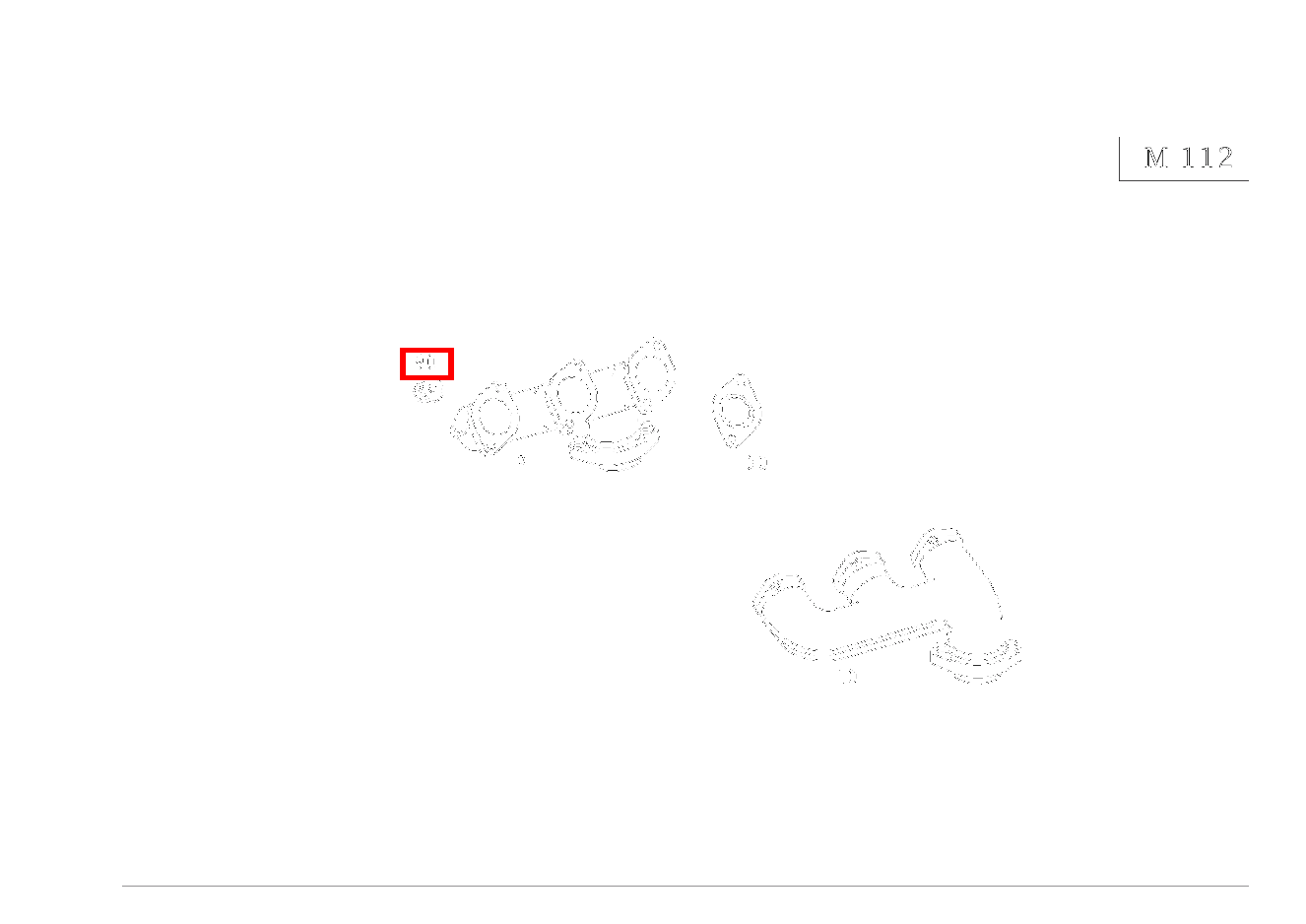 Sechskantmutter AUSPUFFKRUEMMER AN ZYLINDERKOPF; M6 S 350 L 4-MATIC 220 Sechskantmutter AUSPUFFKRUEMMER AN ZYLINDERKOPF; M6 S 350 L 4-MATIC 220
