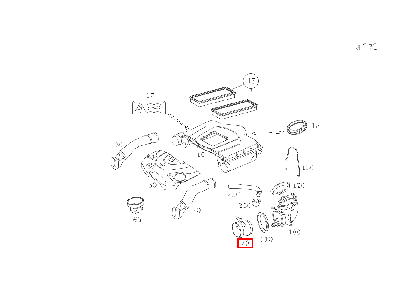 HEISSFILMLUFTMASSENSENSOR CL 500 Coupé 4M BCA 216 HEISSFILMLUFTMASSENSENSOR CL 500 Coupé 4M BCA 216