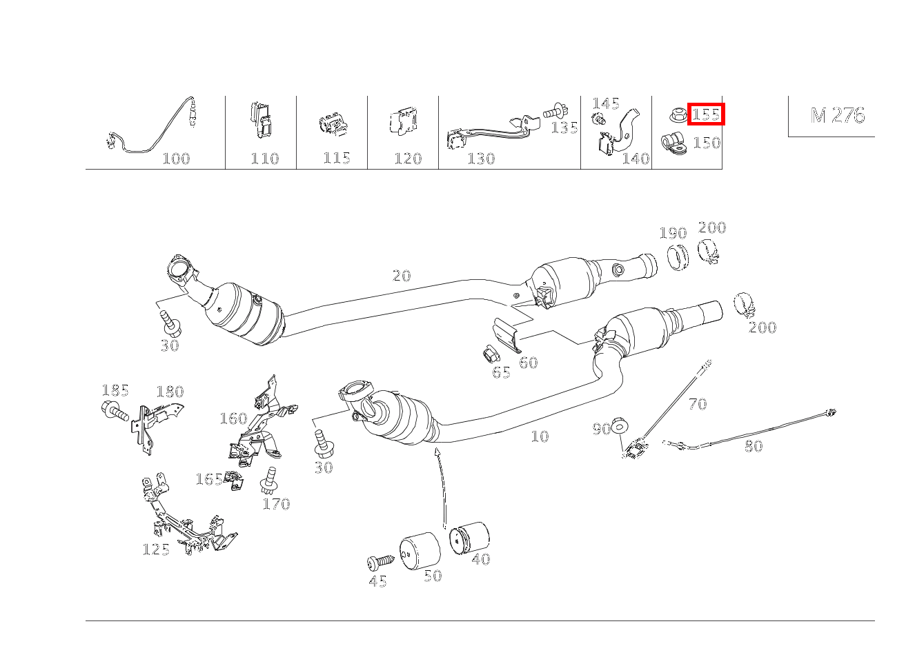 KUNSTSTOFFMUTTER BEFESTIGUNG SONDENLEITUNG SLK350 BE 172