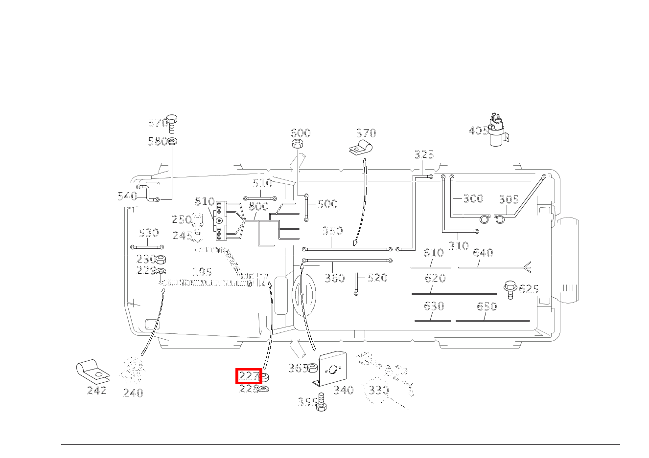 Sechskantmutter STARTERLEITUNG AN GETRIEBE; M5 G3504X42850 463 Sechskantmutter STARTERLEITUNG AN GETRIEBE; M5 G3504X42850 463
