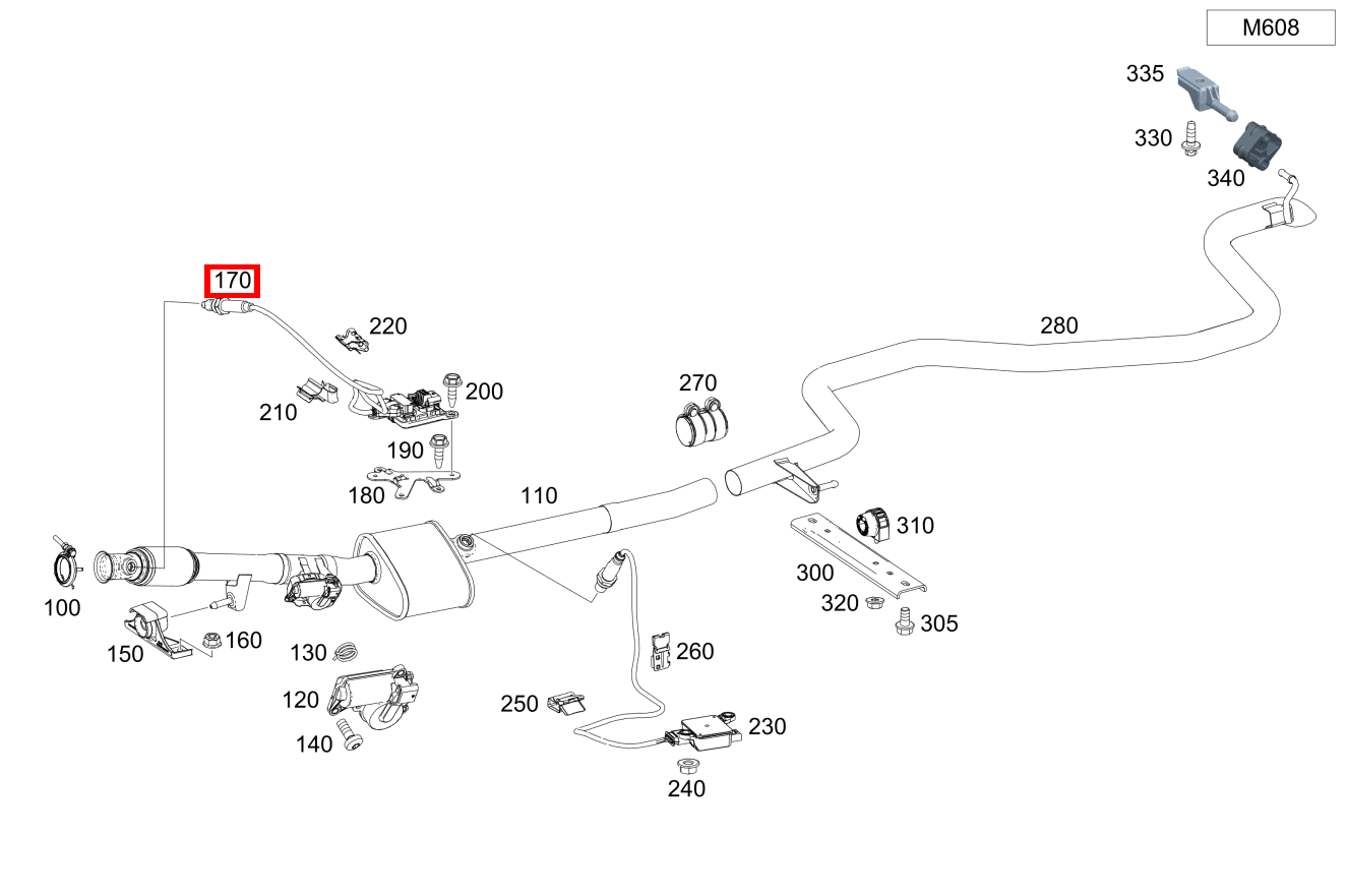Nox-Sensor Nach Katalysator CLA 180 d Shooting Brake 118 Nox-Sensor Nach Katalysator CLA 180 d Shooting Brake 118