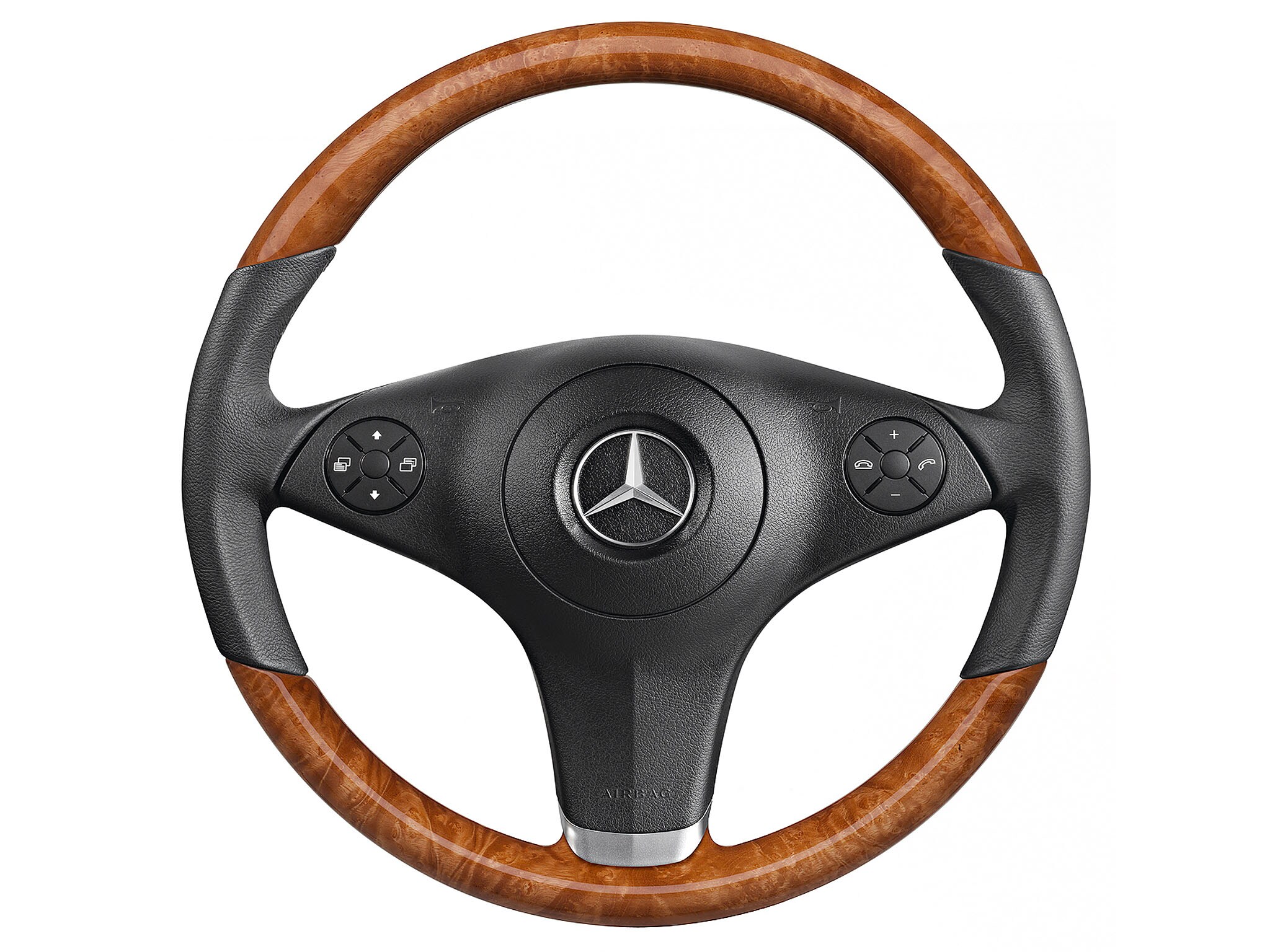 Holz-Leder-Lenkrad C219