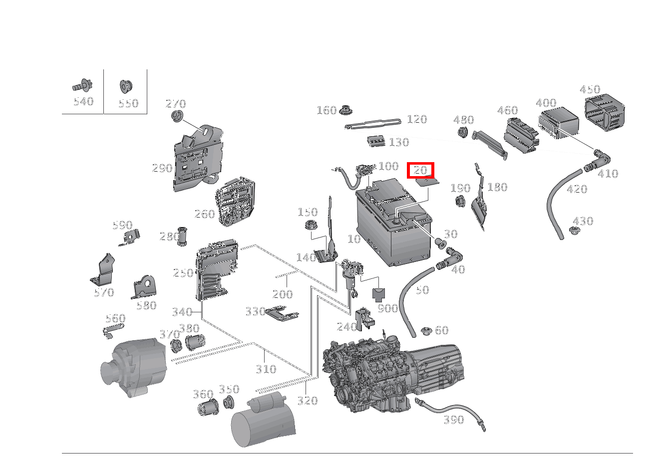Schutzkappe PLUSPOL SLK55 AMG 172