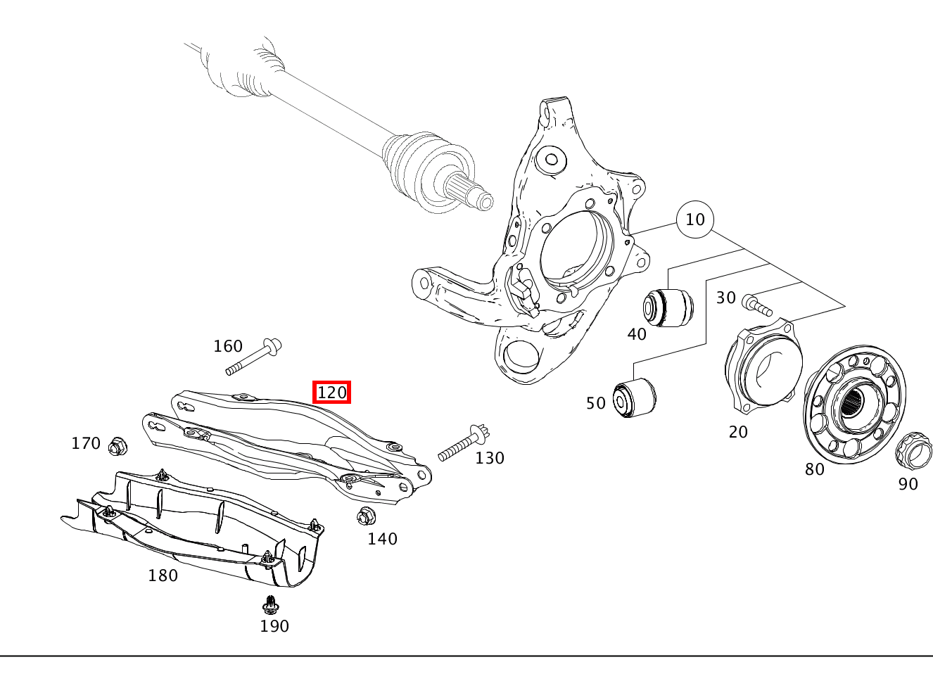Federlenker Rechts E 300 Cabriolet 238 Federlenker Rechts E 300 Cabriolet 238