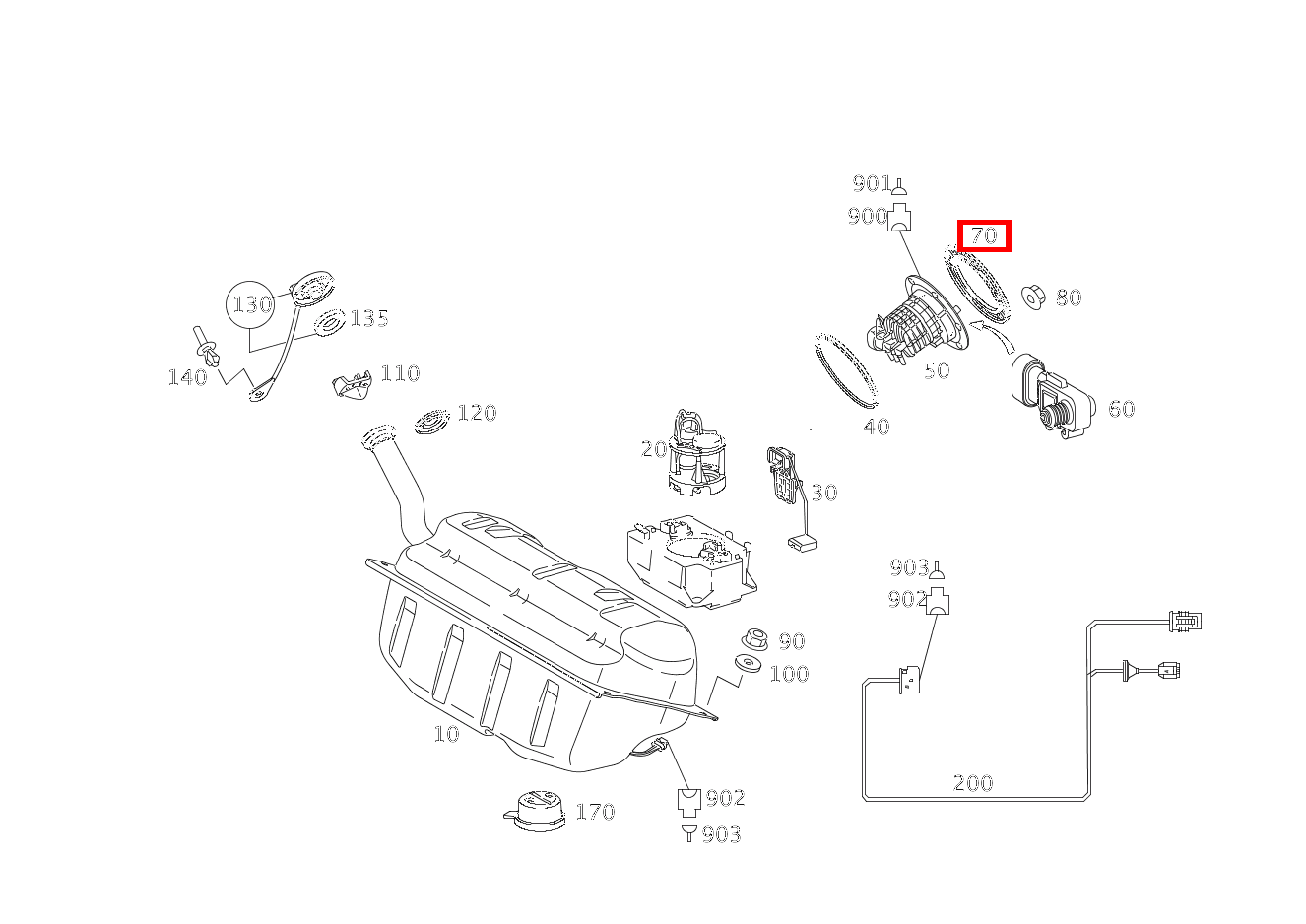 VERSCHLUSSRING KRAFTSTOFFFILTER AN TANK SLK 55 AMG Roadster 171 VERSCHLUSSRING KRAFTSTOFFFILTER AN TANK SLK 55 AMG Roadster 171