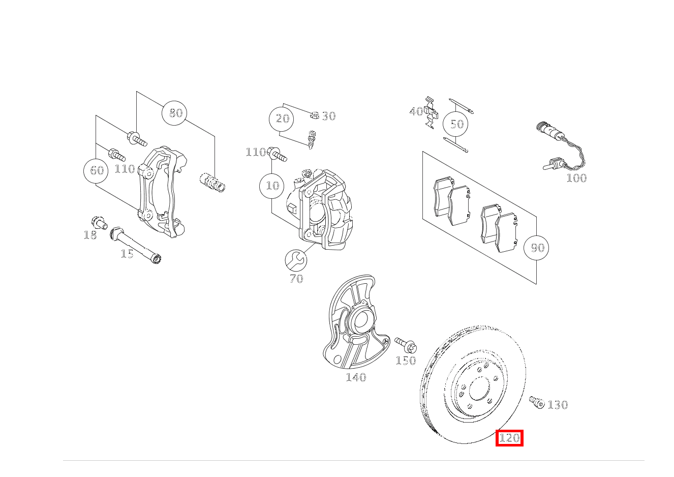 Bremsscheibe Vorn SLK 300 Roadster BCA 171 Bremsscheibe Vorn SLK 300 Roadster BCA 171