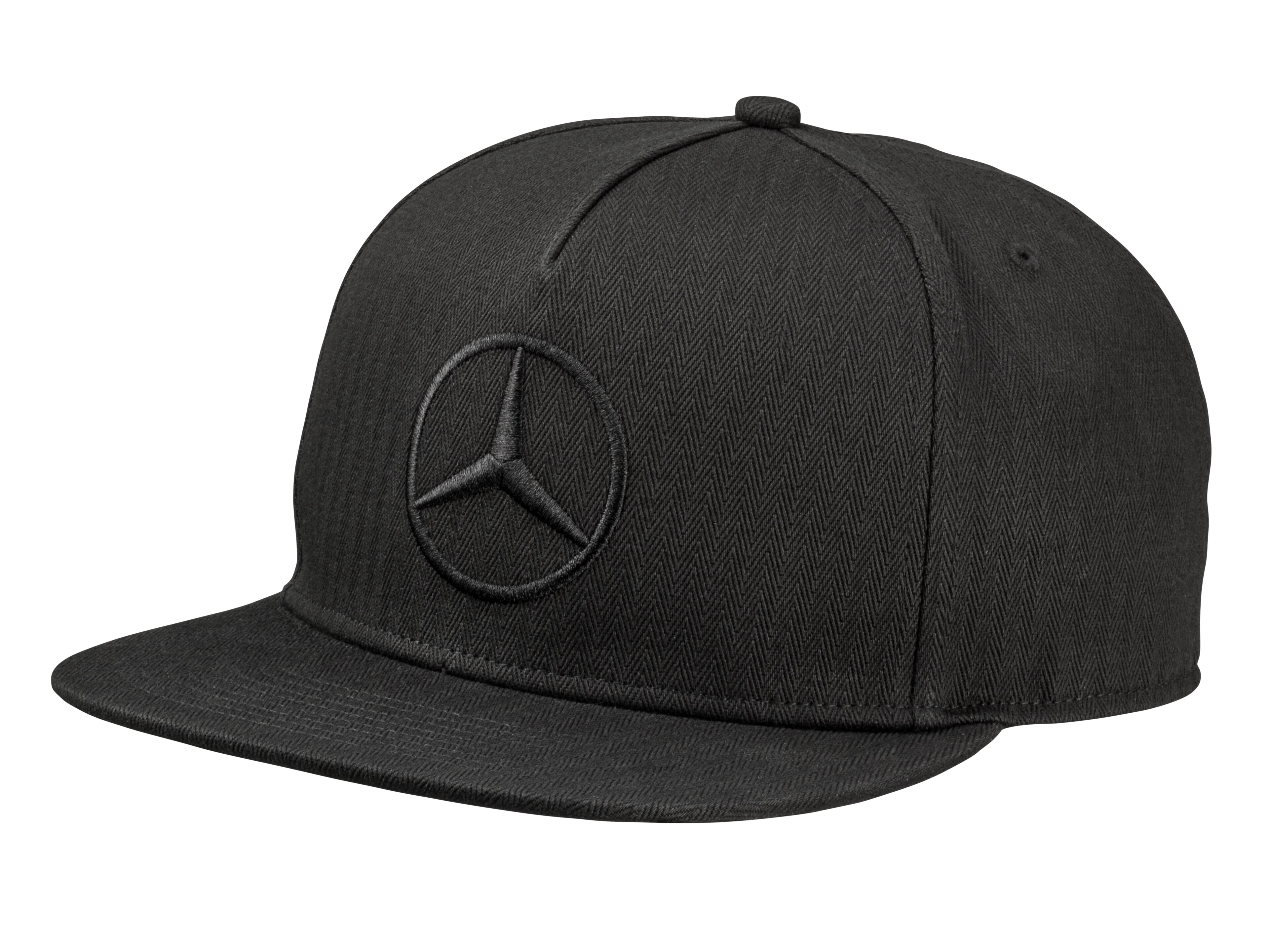 Mercedes-Benz - Flat Brim Cap schwarz, Baumwolle (Bio)
