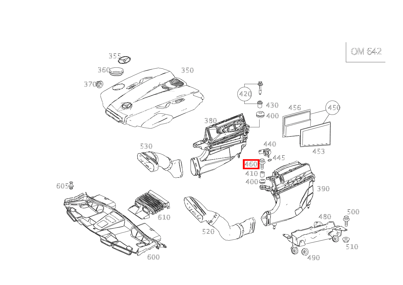 Sechsrundschraube LUFTFILTERGEHAEUSE AN ZYLINDERKOPFHAUBE VORNE; M6X25 E350T BT 4M 212 Sechsrundschraube LUFTFILTERGEHAEUSE AN ZYLINDERKOPFHAUBE VORNE; M6X25 E350T BT 4M 212