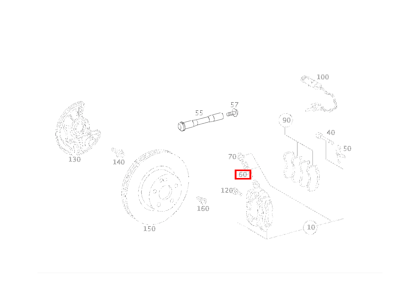 Entlüftungsventil Bremssattel CLS 500 Coupé 219