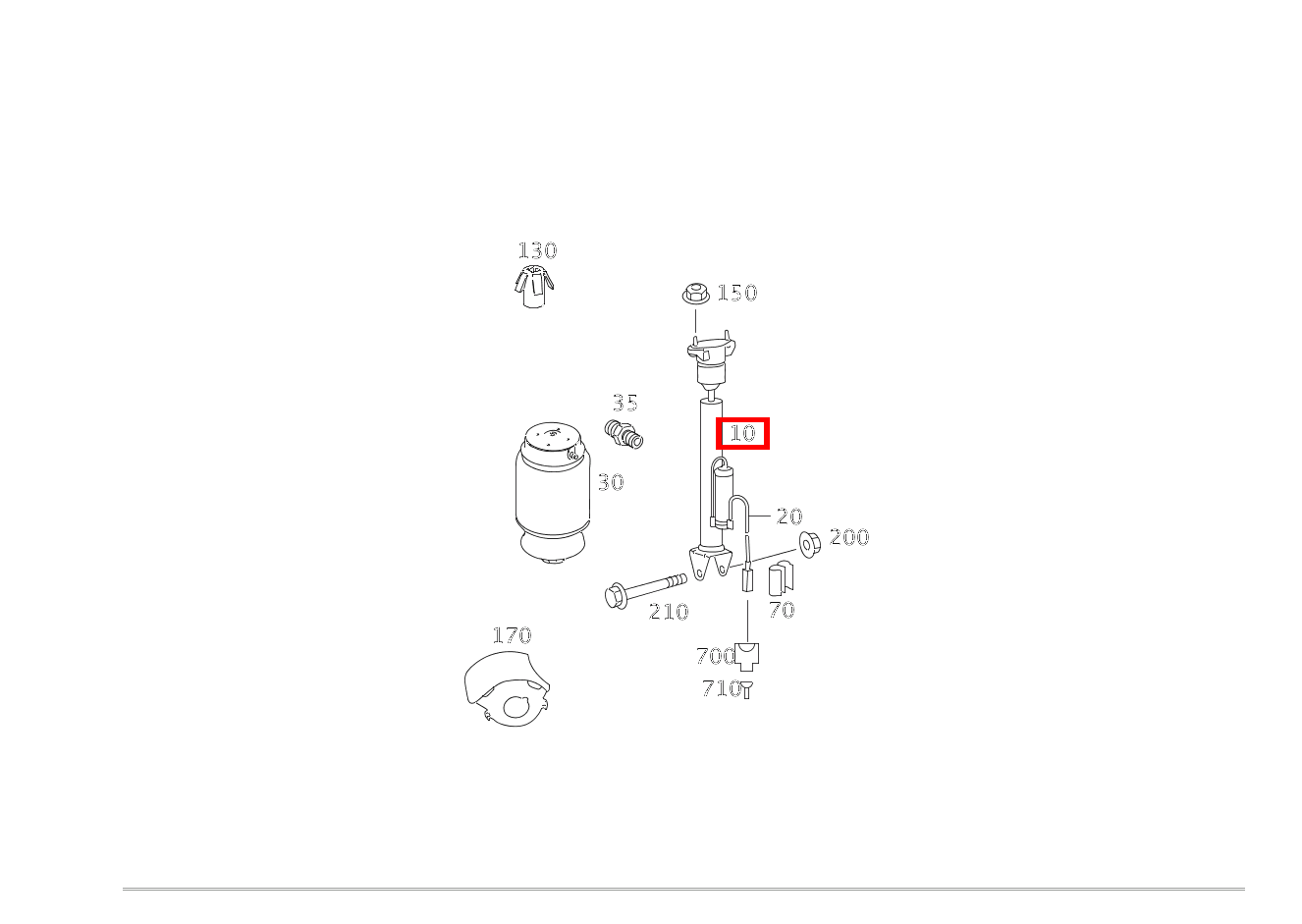 Stossdämpfer HINTEN LINKS UND RECHTS GL 500 4MATIC Off-Roader 164 Stossdämpfer HINTEN LINKS UND RECHTS GL 500 4MATIC Off-Roader 164