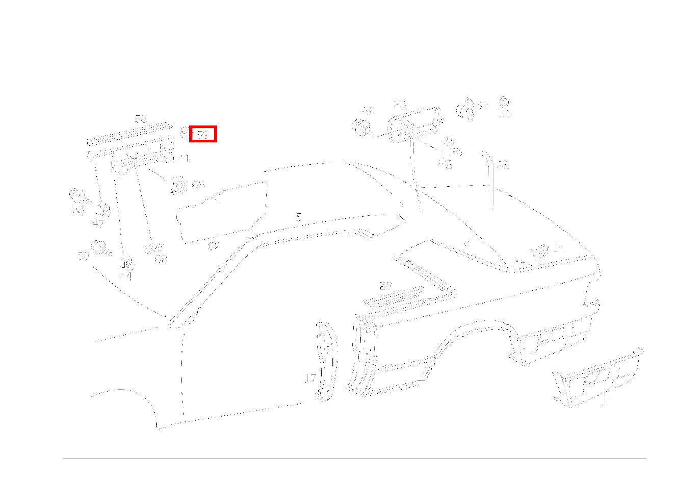 DREHBEFEST.-STECKKLAMMER ABDICHTSCHIENE UND STREBE AN VERKLEIDUNG E 36 AMG Coupè 124 DREHBEFEST.-STECKKLAMMER ABDICHTSCHIENE UND STREBE AN VERKLEIDUNG E 36 AMG Coupè 124