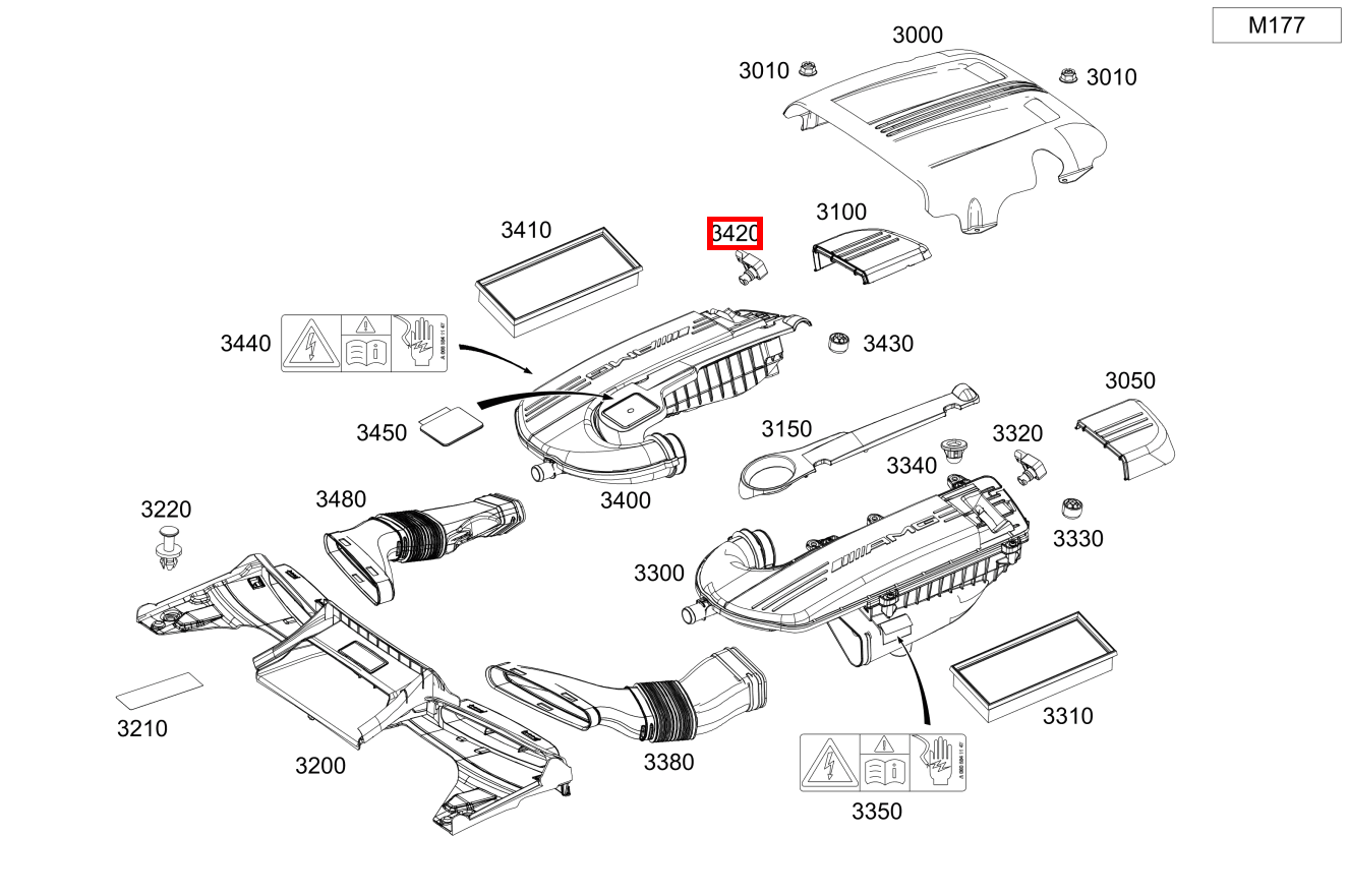 Drucksensor Mercedes-AMG C 63 S Cabriolet 205 Drucksensor Mercedes-AMG C 63 S Cabriolet 205