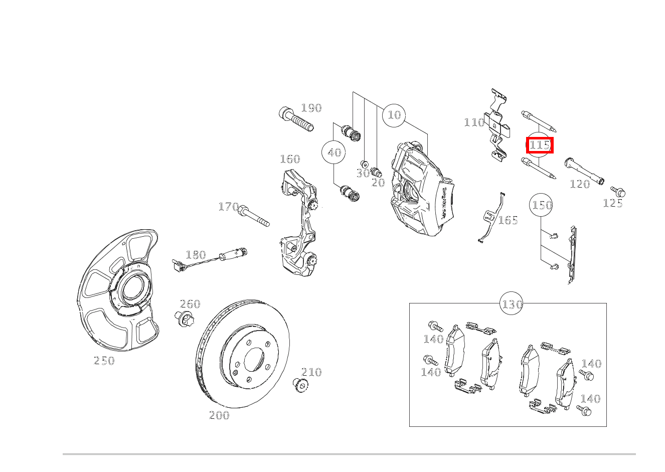 TEILESATZ FUEHRUNGSBOLZEN Teilesatz Mercedes-AMG CLS 63 4MATIC Shooting Brake 218 TEILESATZ FUEHRUNGSBOLZEN Teilesatz Mercedes-AMG CLS 63 4MATIC Shooting Brake 218