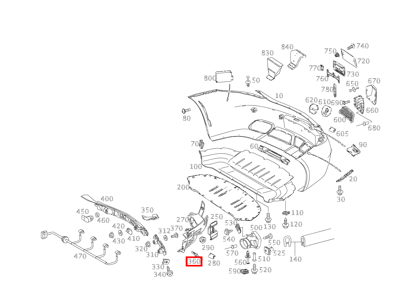 Blindniet BEFESTIGUNG HALTER SLS AMG GT Roadster Final Edition 197 Blindniet BEFESTIGUNG HALTER SLS AMG GT Roadster Final Edition 197