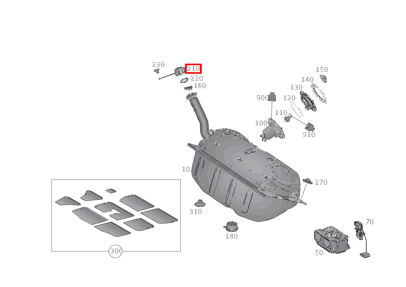 Einfüllverschluss Tankverschluss SLK350 BE 172 Einfüllverschluss Tankverschluss SLK350 BE 172