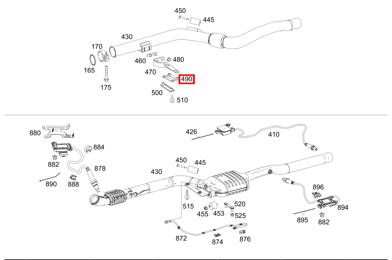 DAEMPFUNGSPLATTE AUSPUFFROHR VORN AN GETRIEBE E 220 CDI T-Modell 253