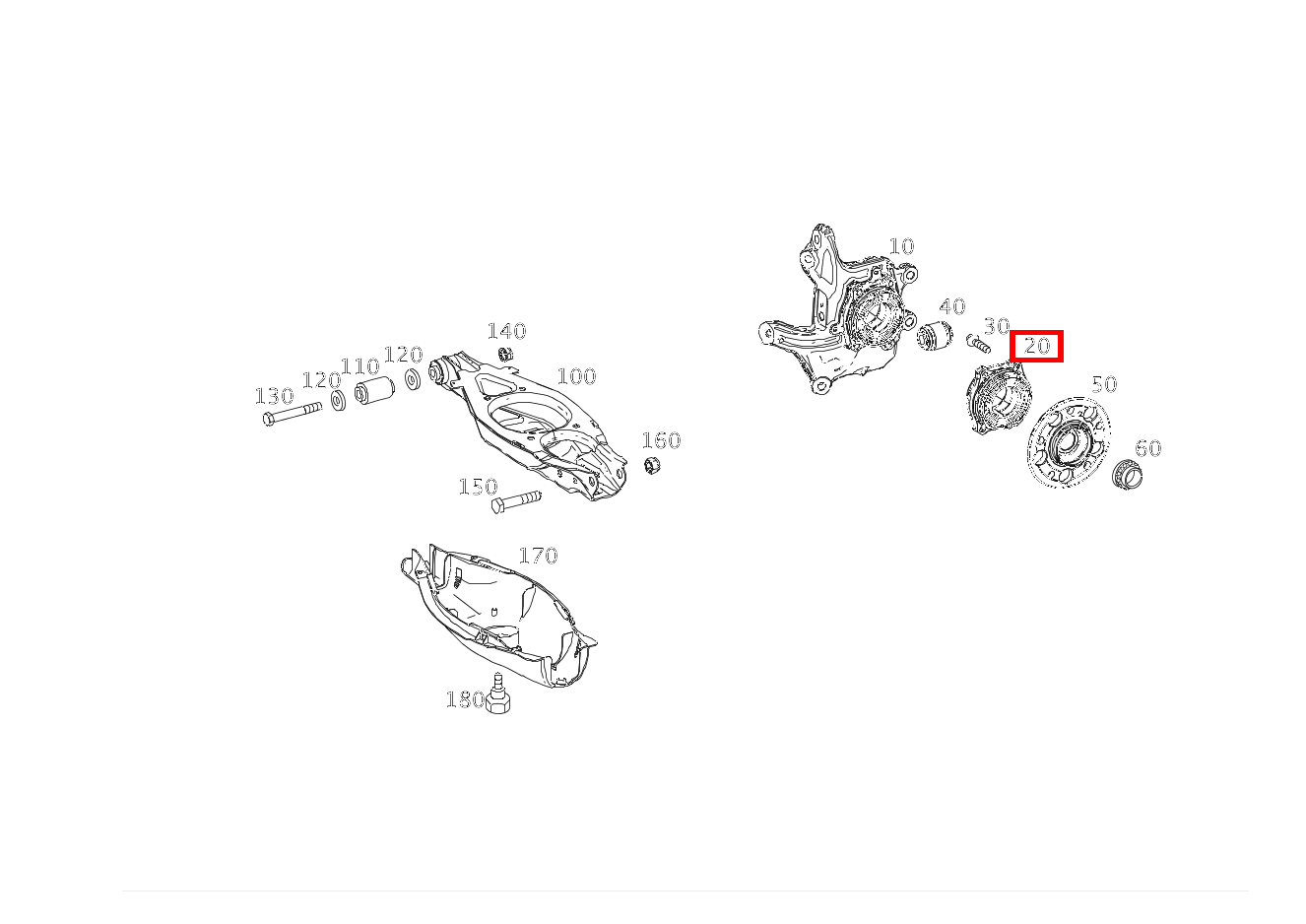 Radlager RECHTS SLK55 AMG 172 Radlager RECHTS SLK55 AMG 172