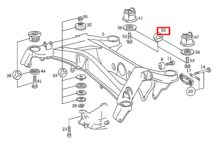 TEILESATZ HA-TRAEGER BEFESTIGUNGSTEILE B 180 247 TEILESATZ HA-TRAEGER BEFESTIGUNGSTEILE B 180 247