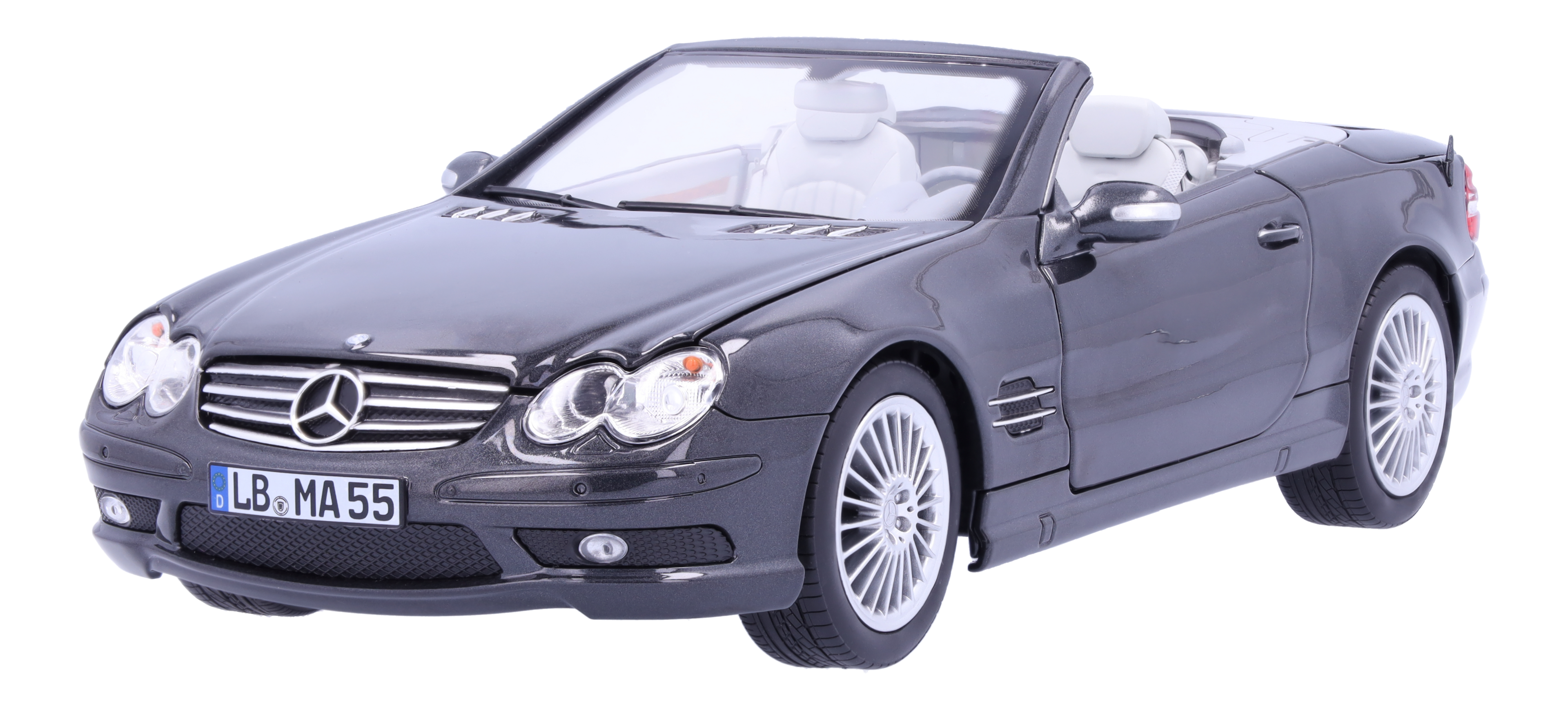 SL 55 AMG R 230 (2001-2006) obsidianschwarz, 1:18
