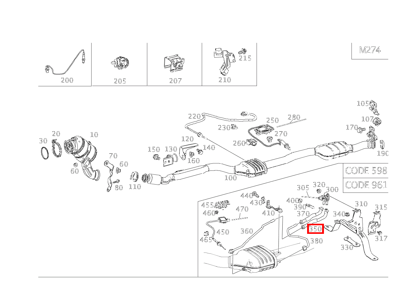 Abgasschlauch VOR PARTIKELFILTER E 300 Cabriolet 253 Abgasschlauch VOR PARTIKELFILTER E 300 Cabriolet 253