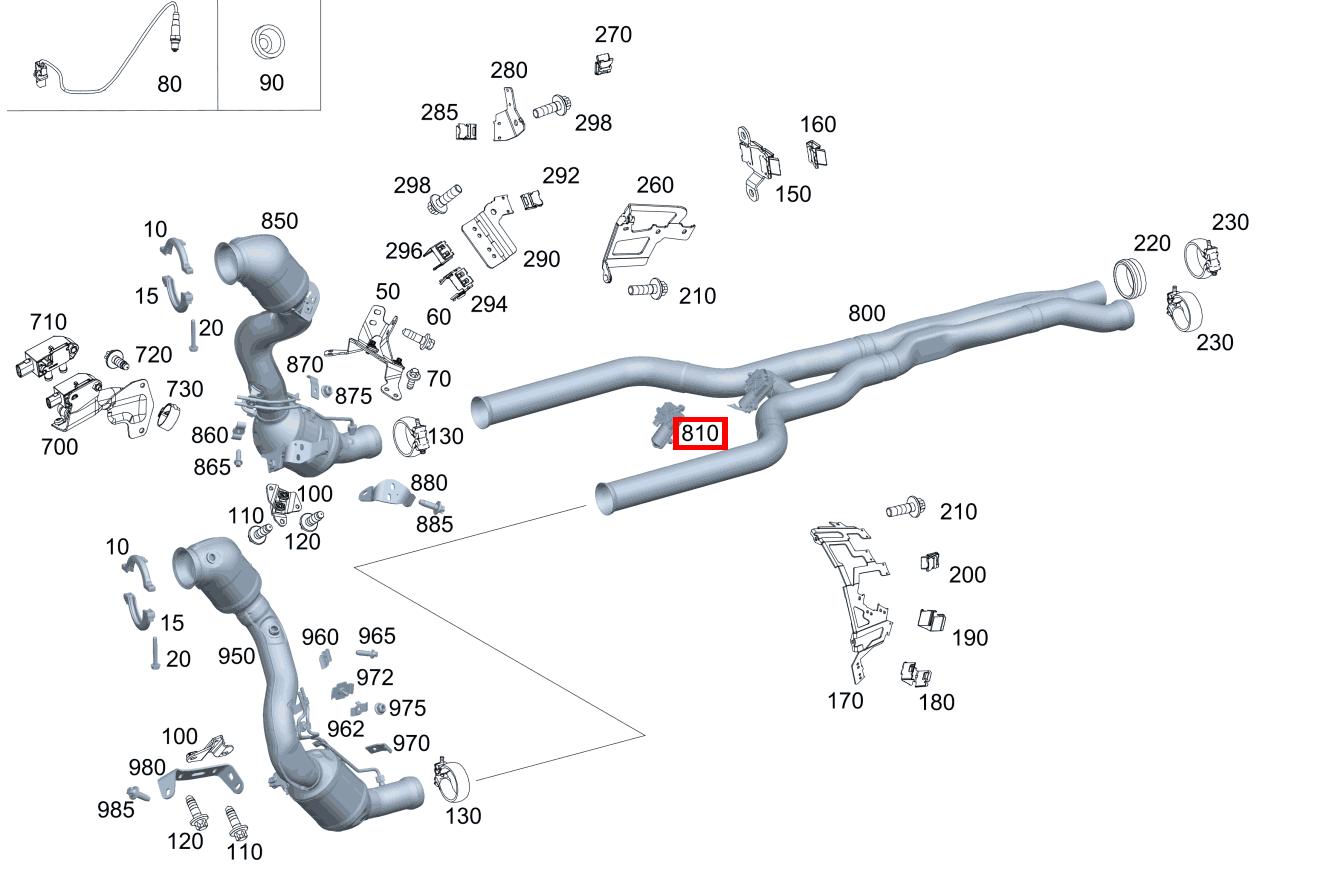 Aktuator Links und rechts Mercedes-Benz GLC 63 AMG S 4M+ 253